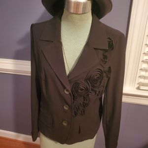 Black fitted blazer